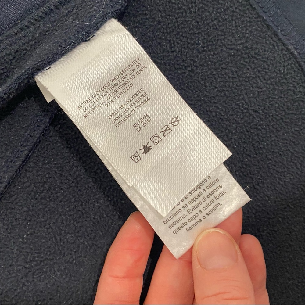 Navy Columbia Softshell jacket - Picture 4 of 4